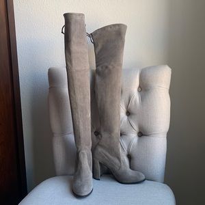 Stuart Weitzman Hiline Praline Suede WW59753, Size 5.5, box & dust bag incl.